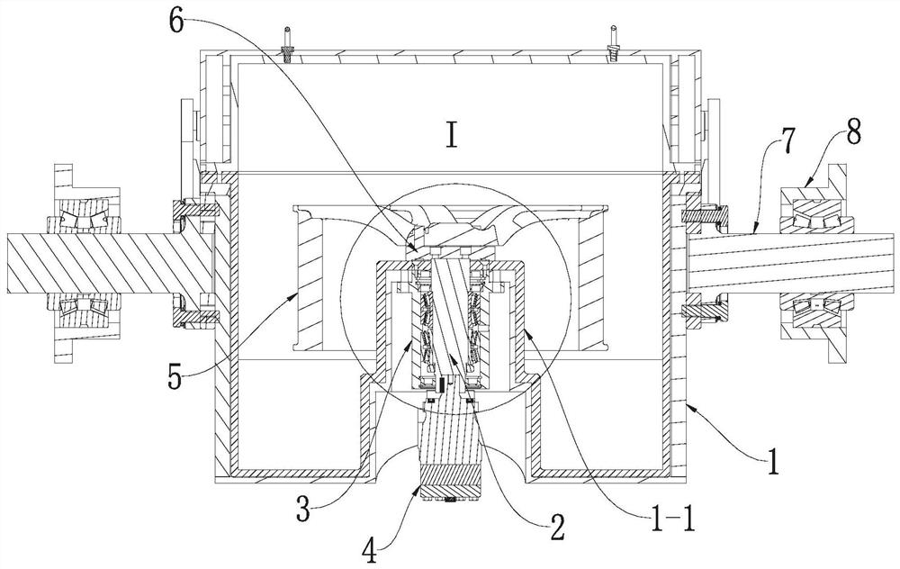 Rolling barrel for hub roll-polishing machine and roll-polishing machine