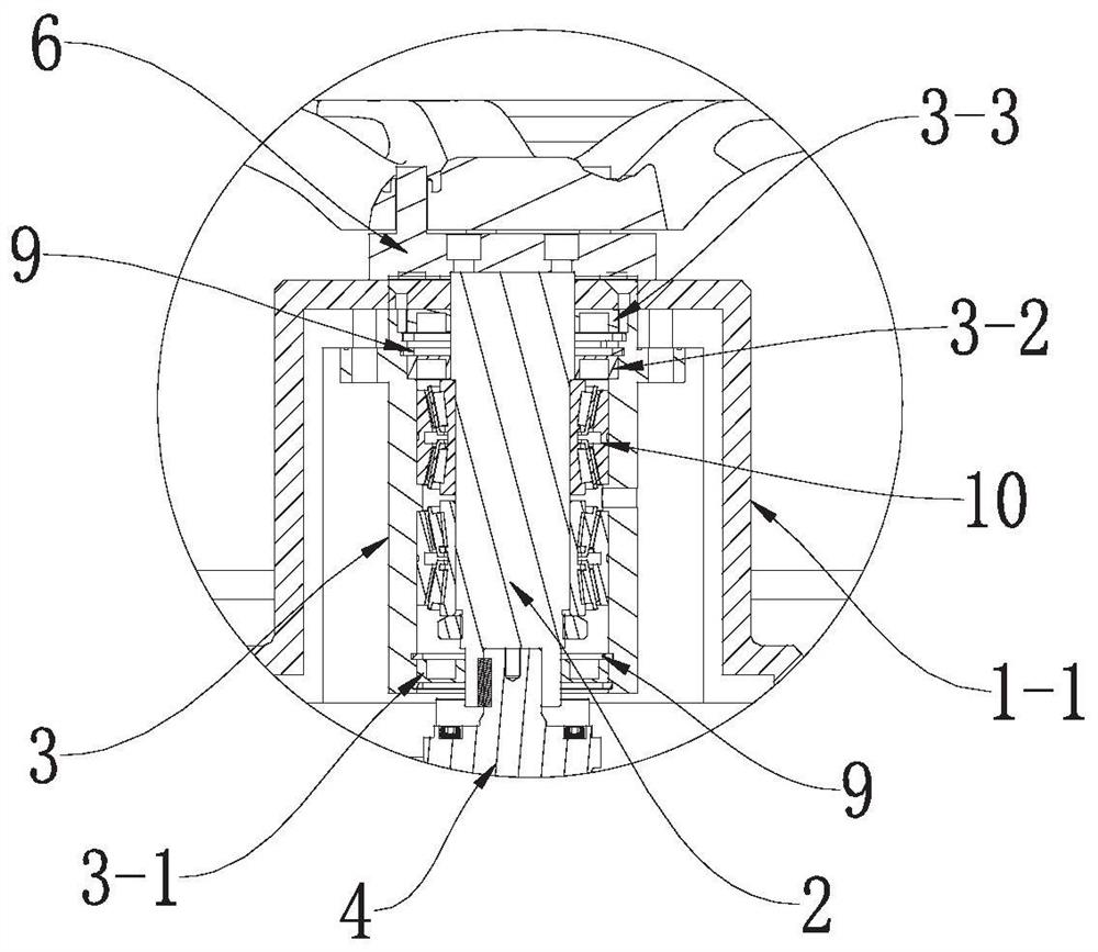 Rolling barrel for hub roll-polishing machine and roll-polishing machine