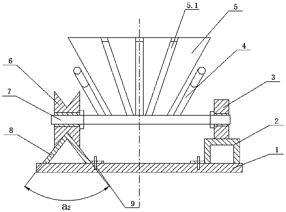 Device for transporting tree among woods