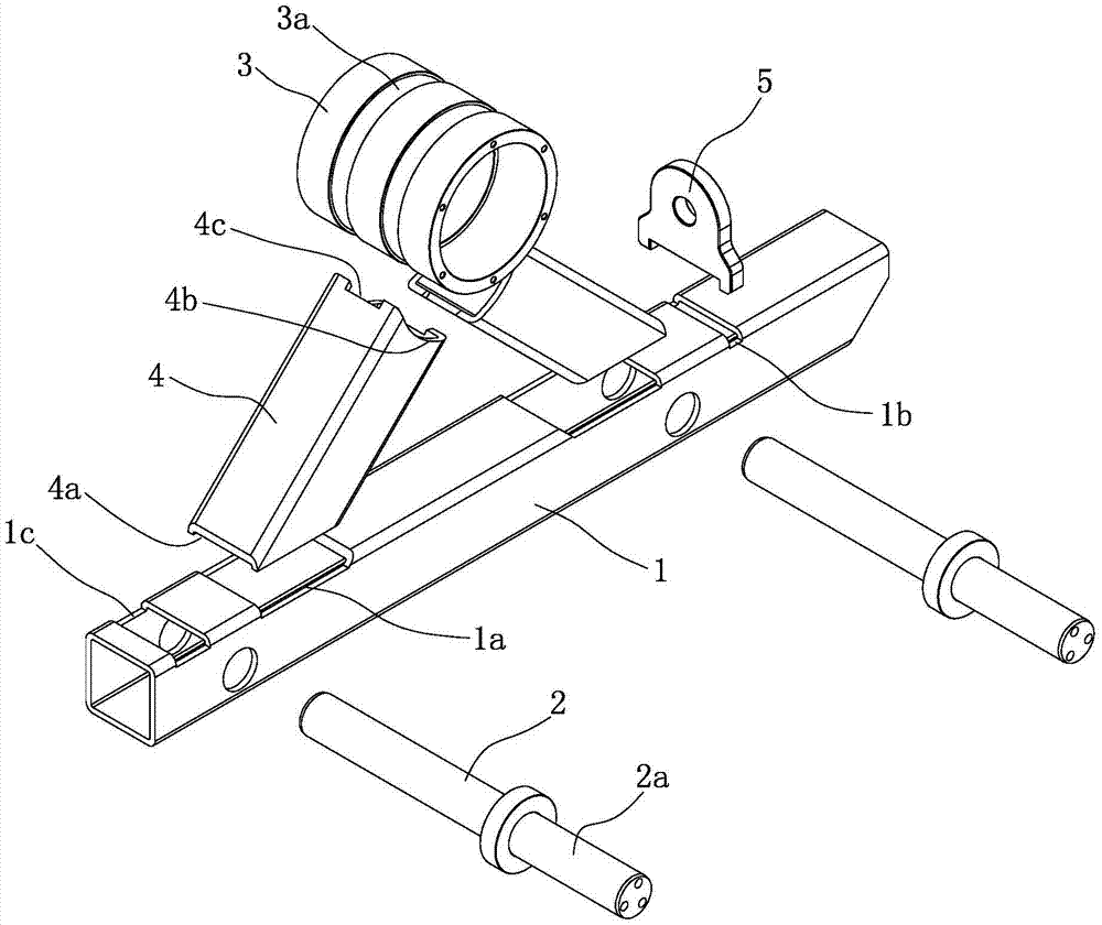 Single-chain driven rear caterpillar track assembly