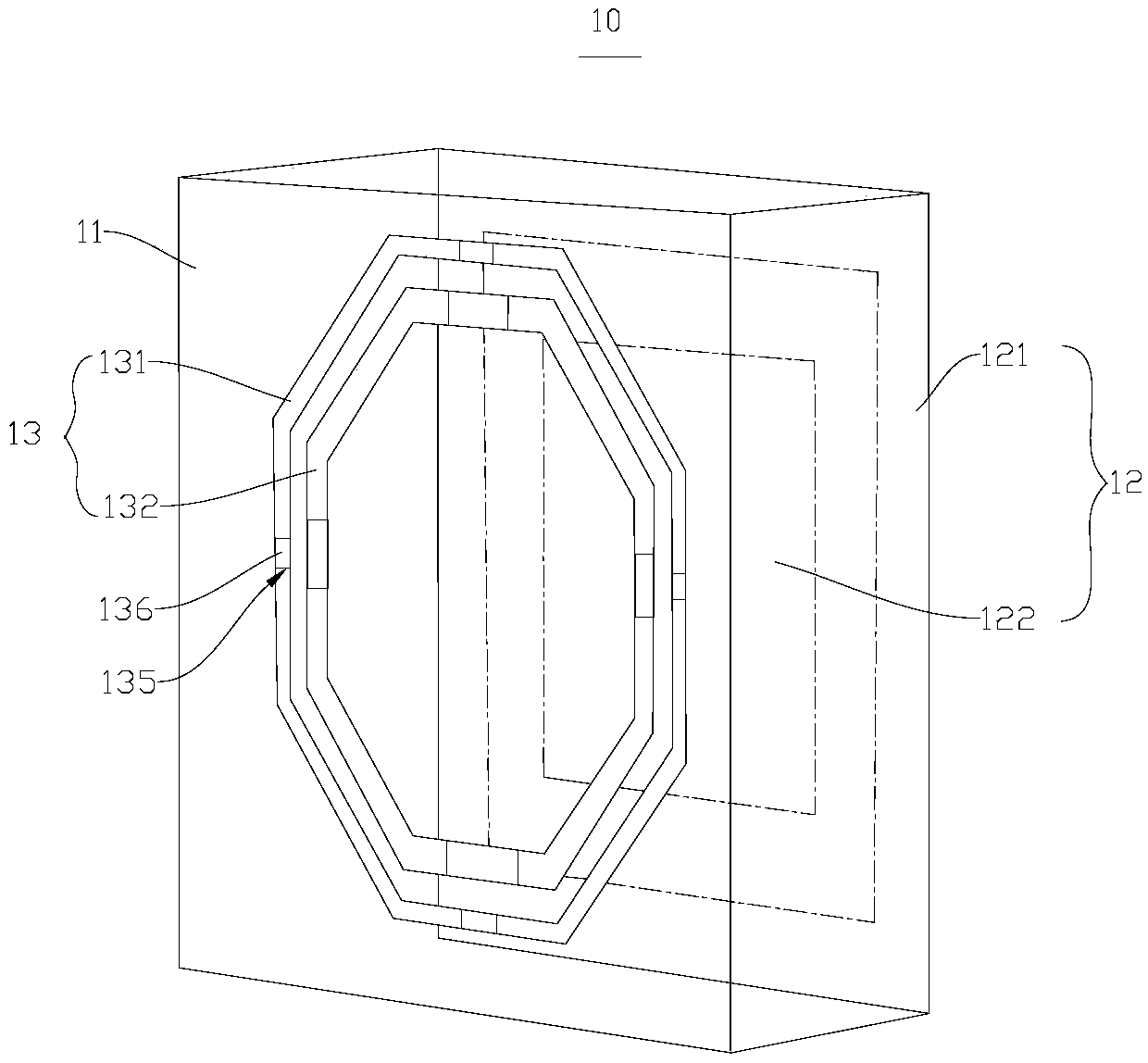 Single-passband double-sided wave-absorbing metamaterial radome, application thereof and aircraft