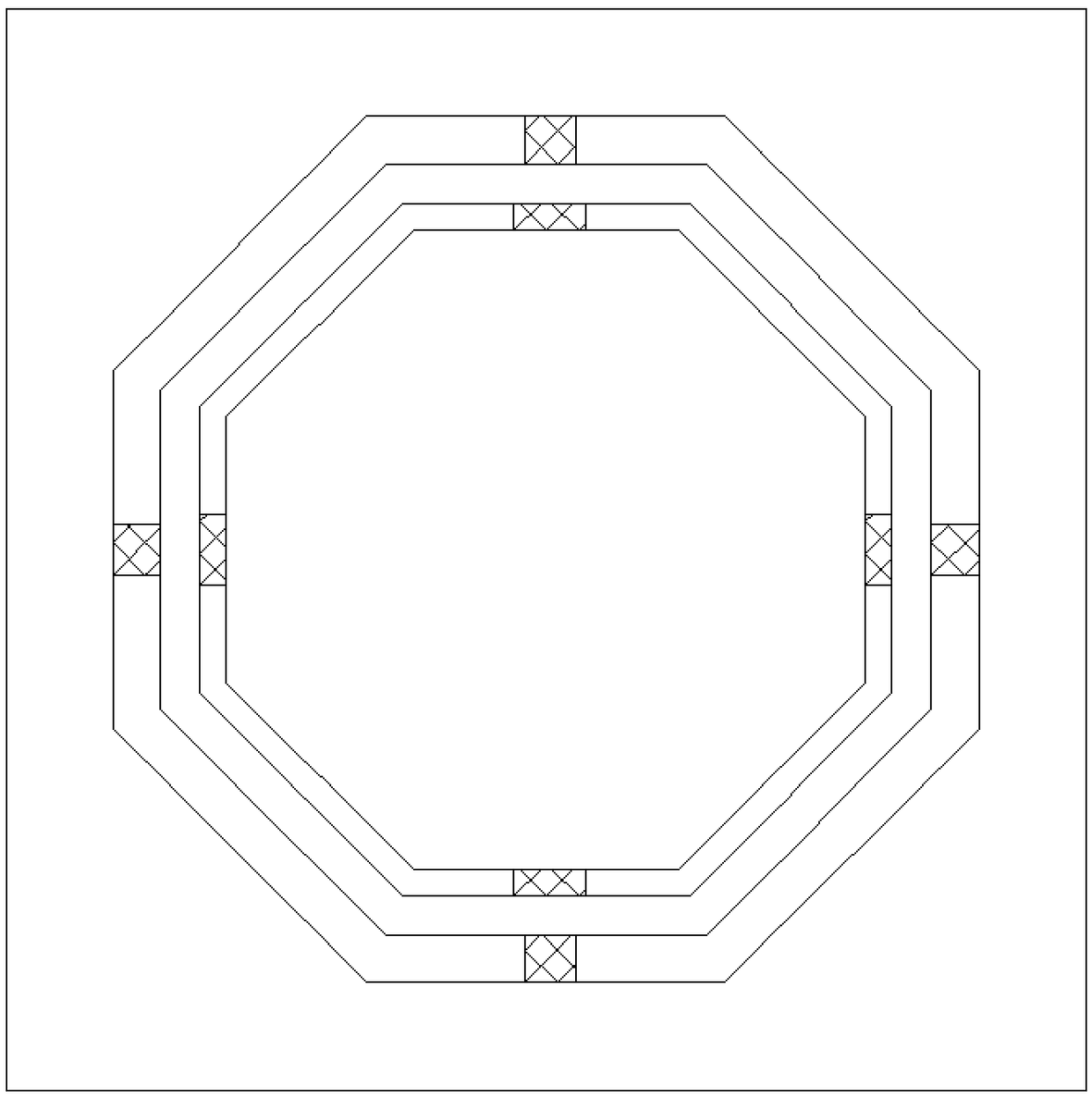 Single-passband double-sided wave-absorbing metamaterial radome, application thereof and aircraft