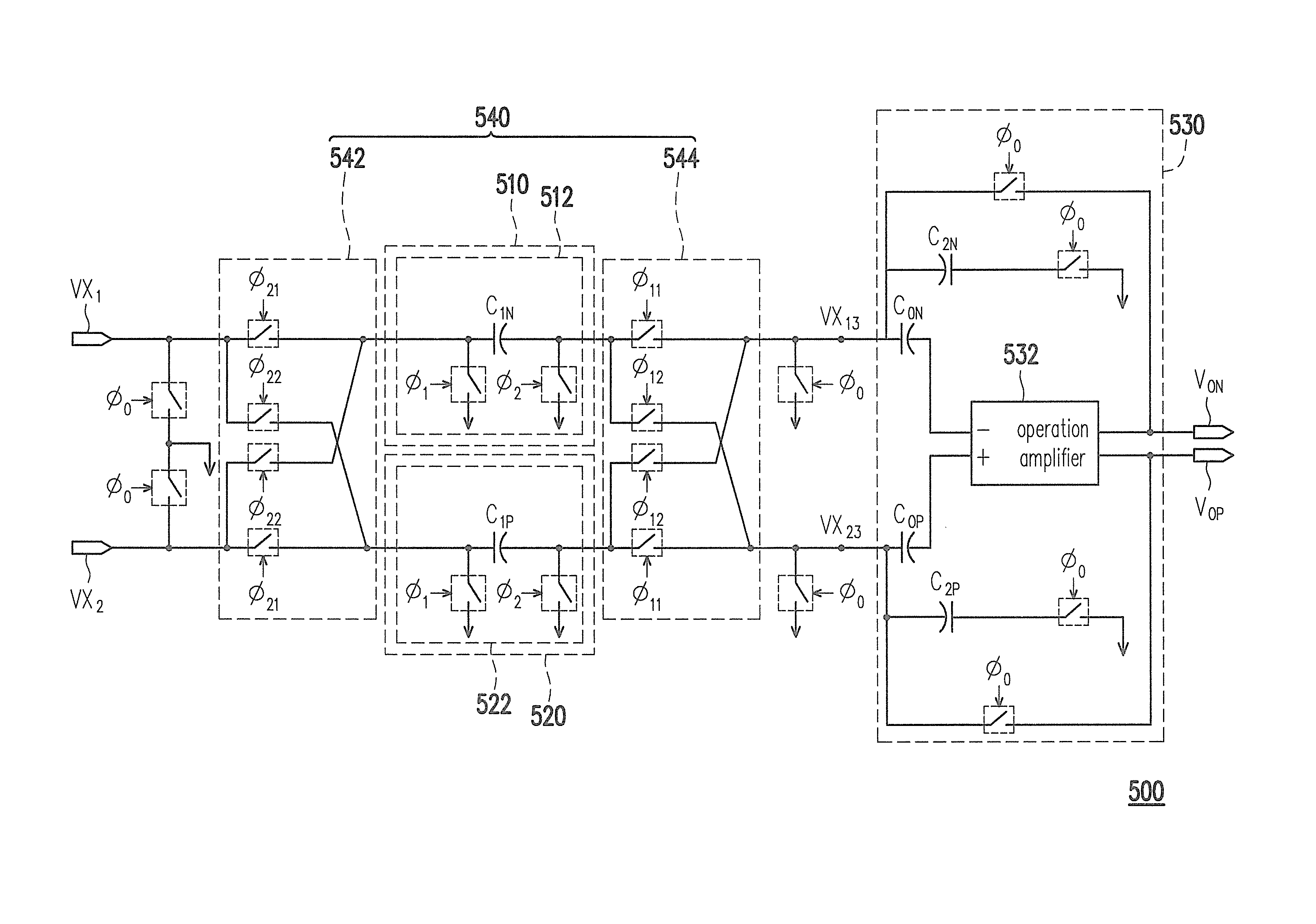 Touch sensing system, capacitance sensing circuit and capacitance sensing method thereof