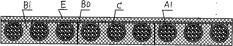 Production method of steel plastic concrete composite wound pipe