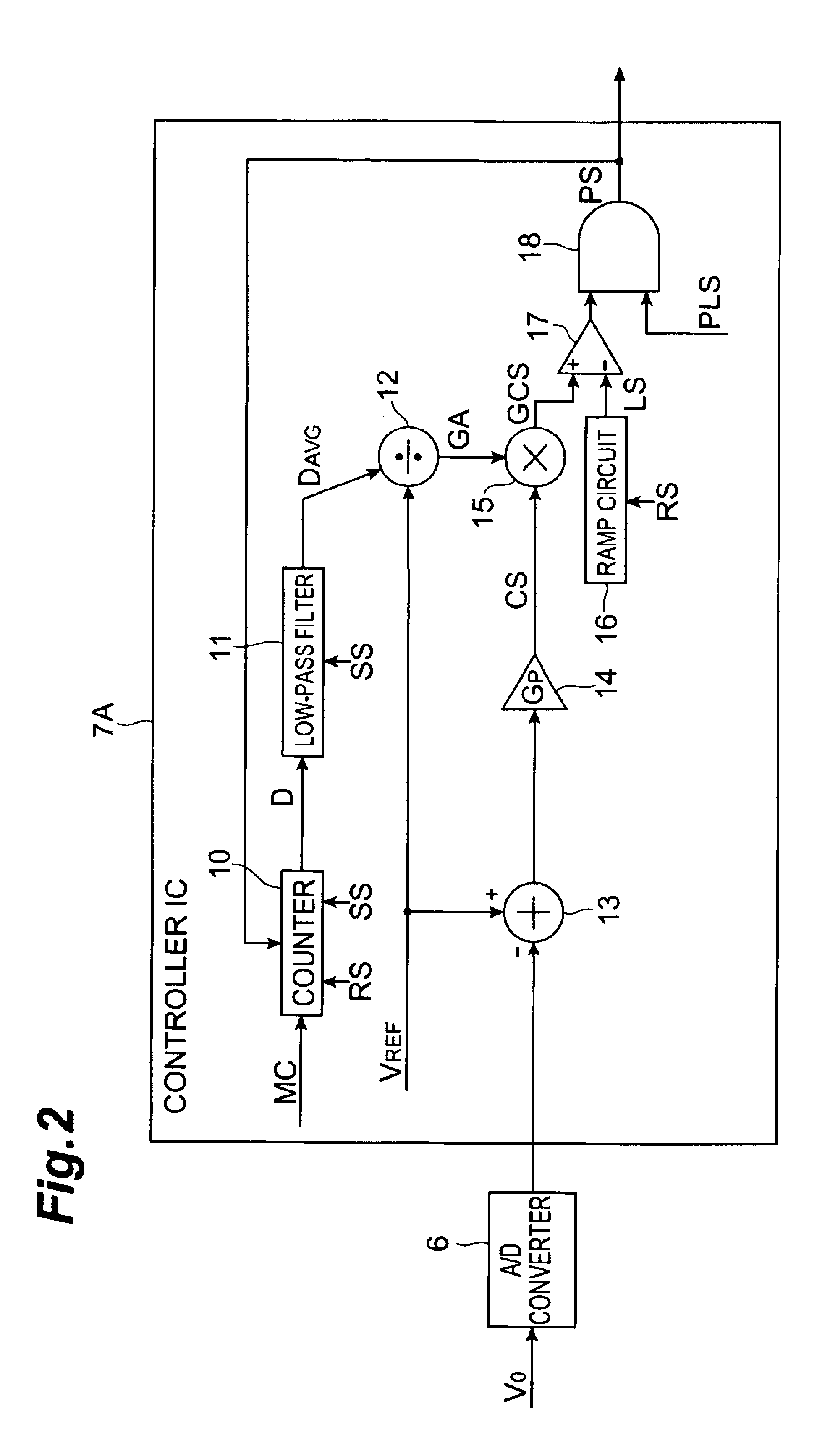 Switching power supply controller and switching power supply