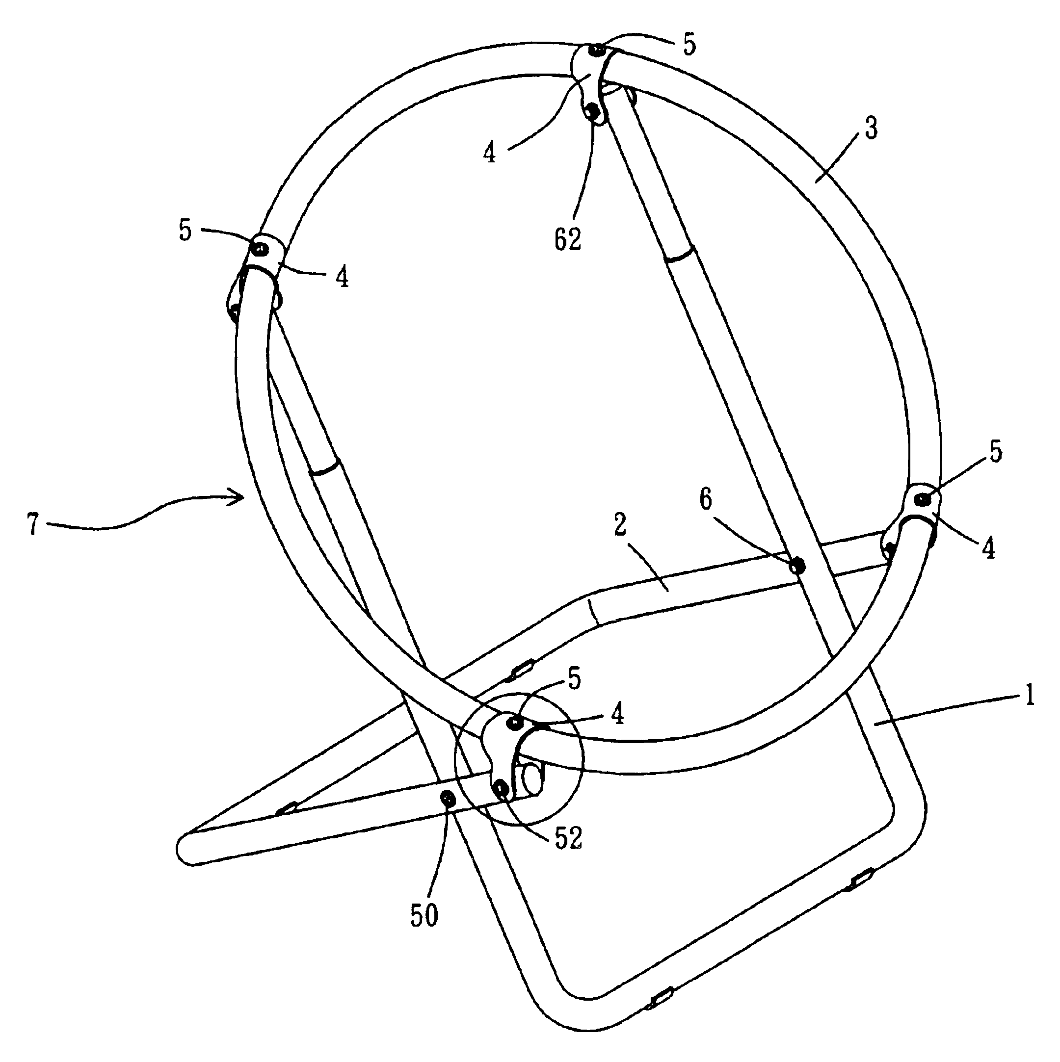 Chair having rigid structure