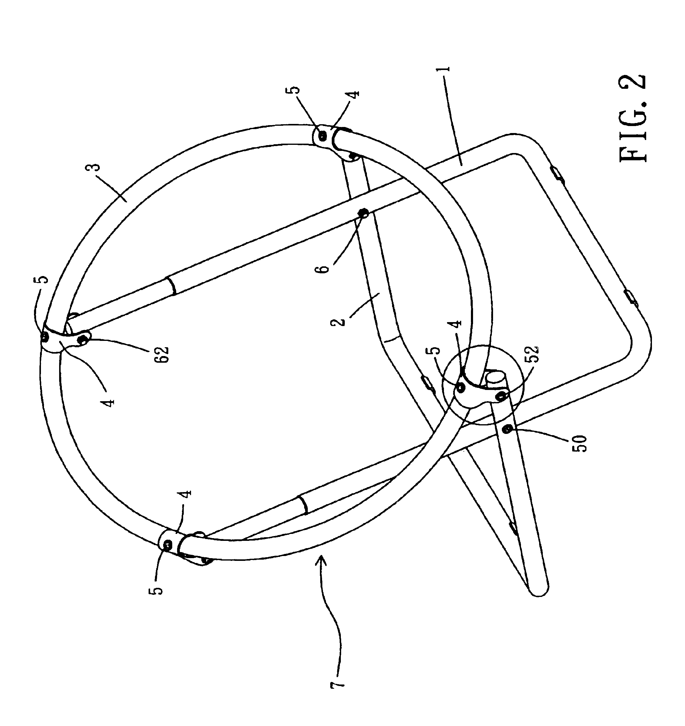 Chair having rigid structure