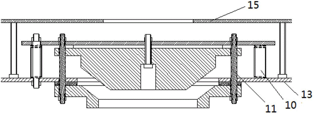 Rainwater pollutant intercepting and discarding device