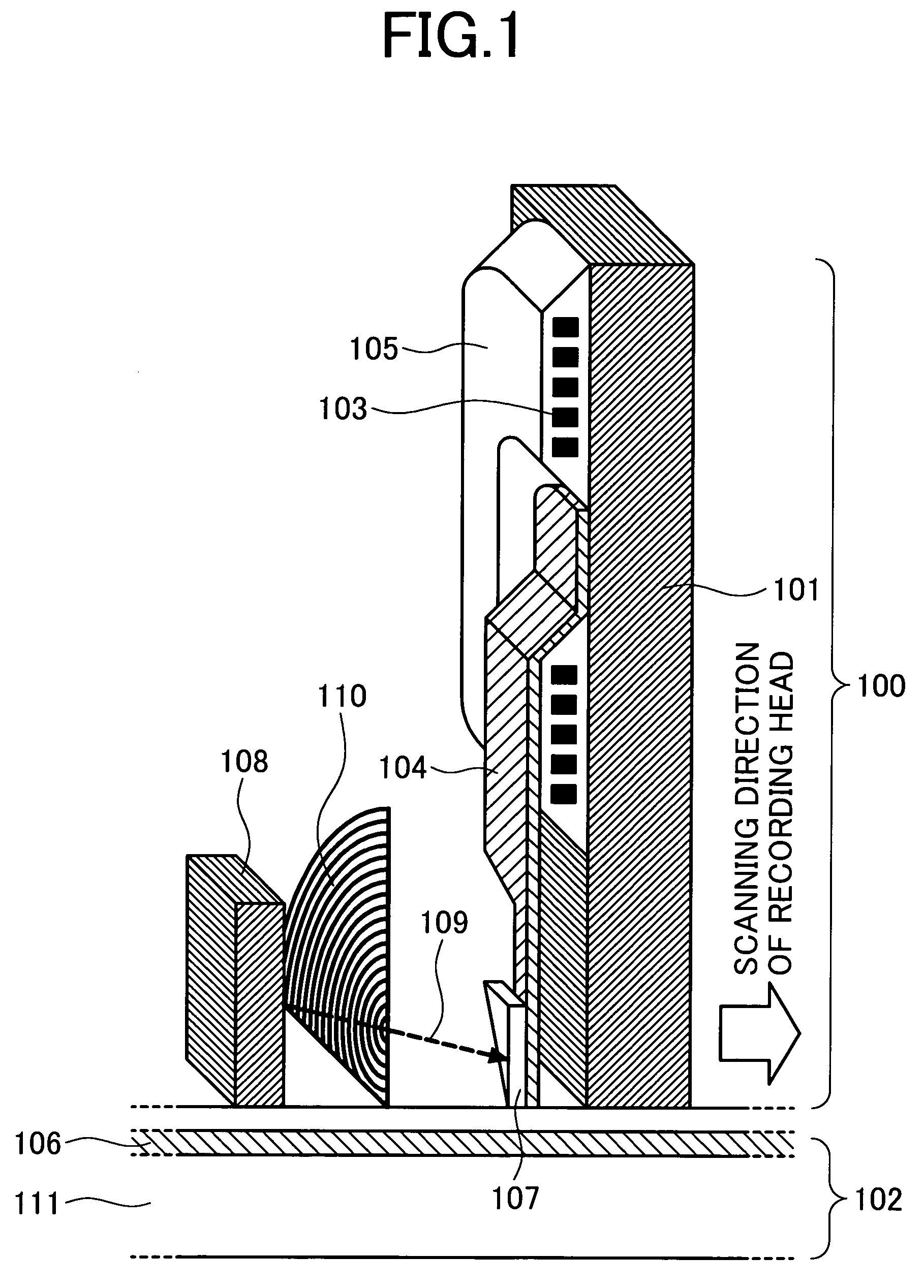 Recording head and information recording apparatus