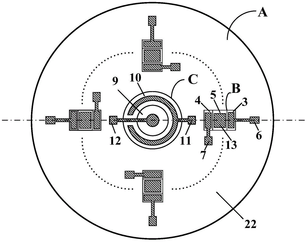 A light detection implantable sensor, its manufacturing method and its control system