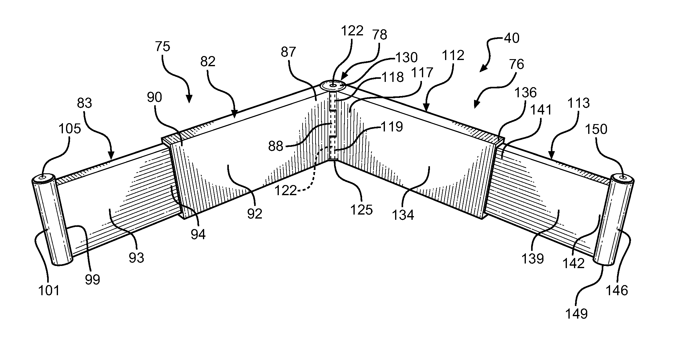 Adjustable divider assembly for refrigerator storage unit