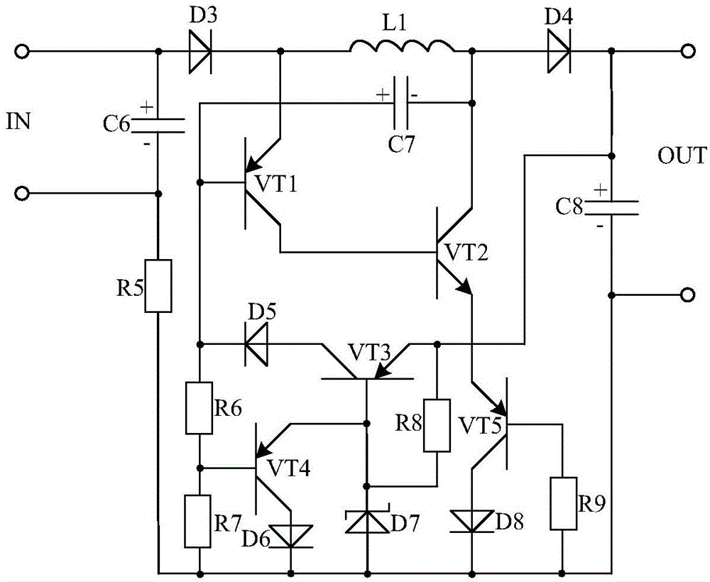 Sintering waste heat power generating system based on boosting power circuit