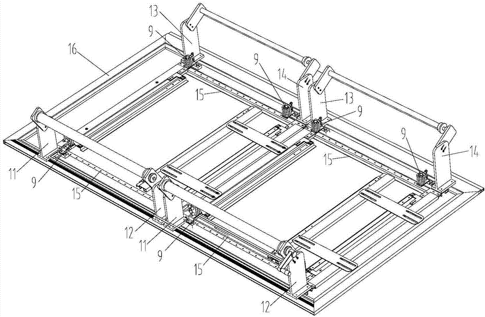 Bedspread embroidery machine