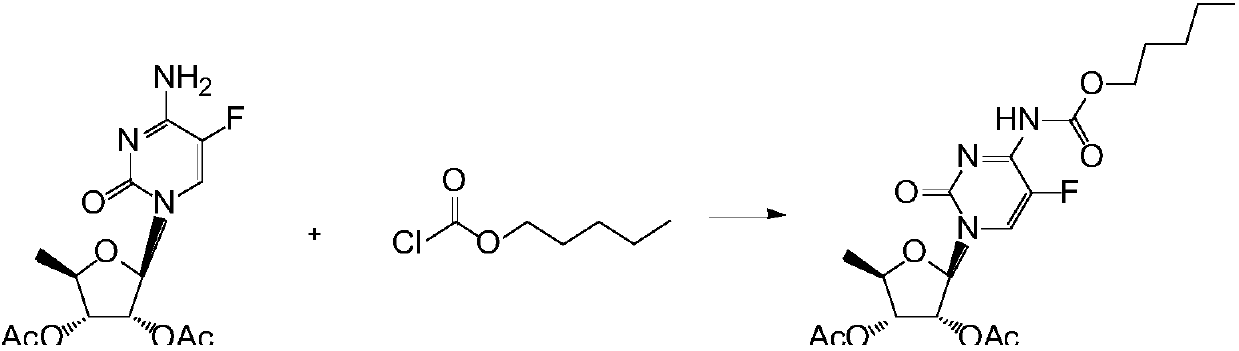 Synthesis method of capecitabine intermediate