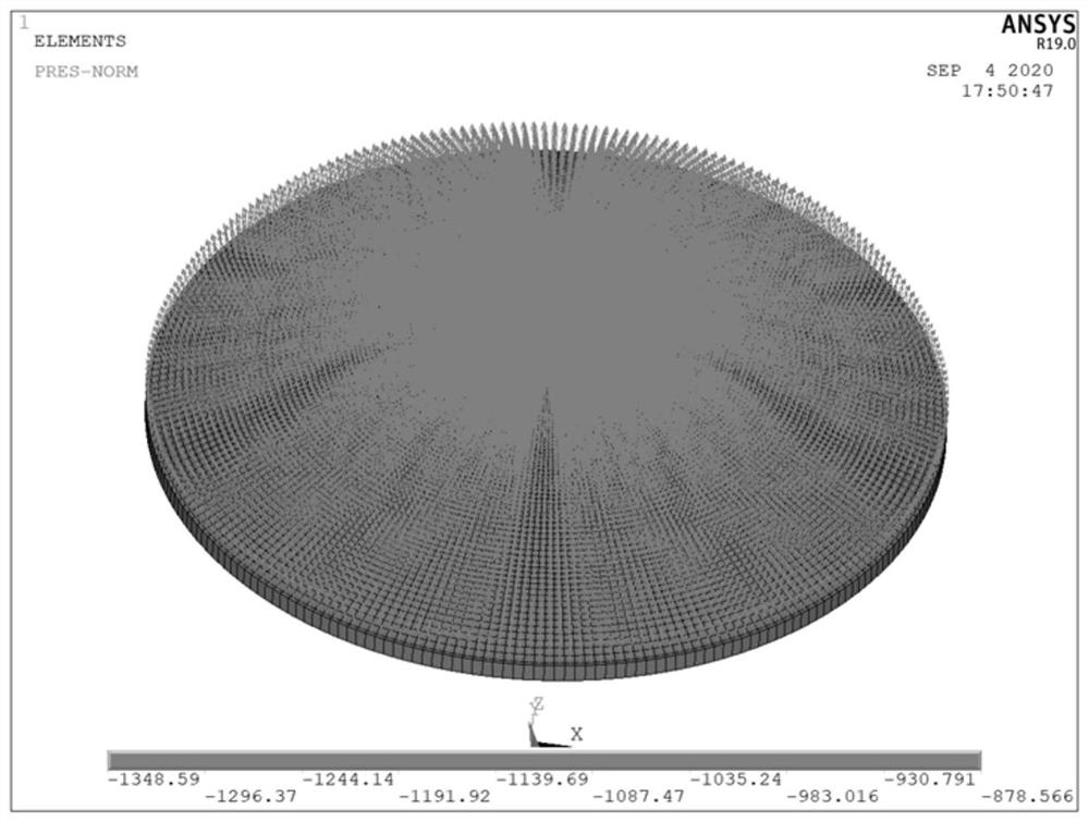 An LNG full-capacity storage tank stress analysis method under the wind load effect