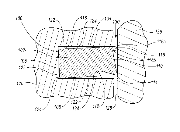 Piston ring with projection