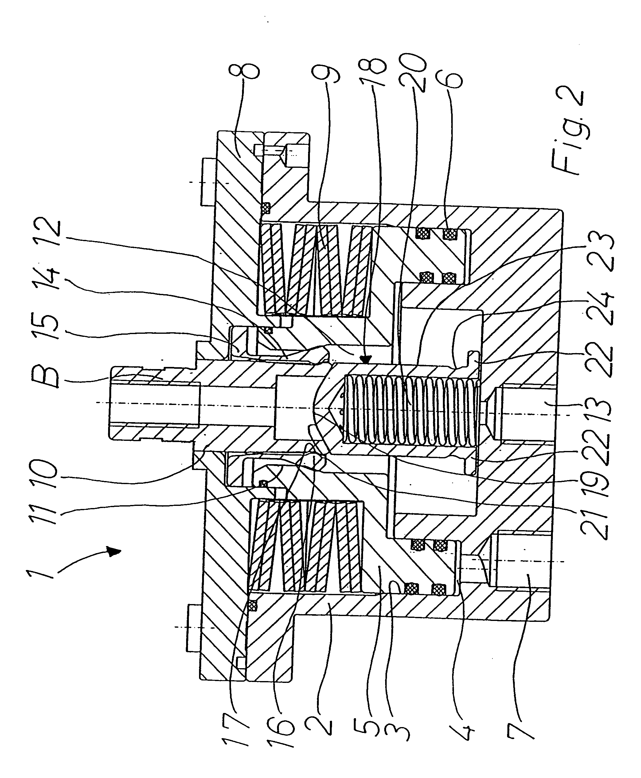 Clamping cylinder having a closure cap