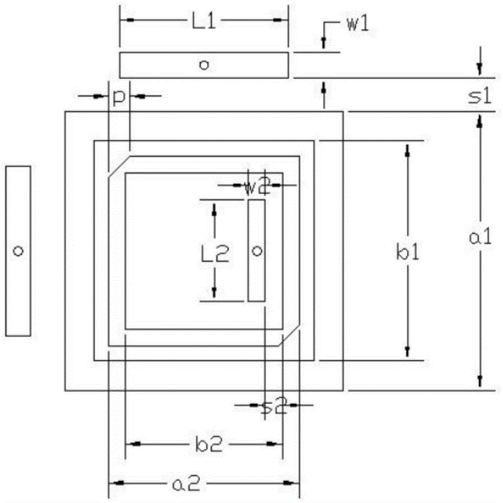 Dual-band circularly-polarized co-aperture microstrip antenna