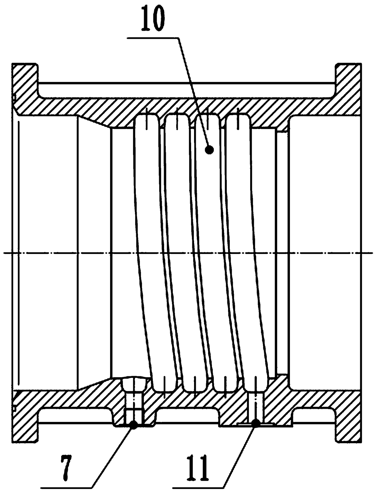 A semi-hermetic screw refrigeration compressor based on oil-cooled motor