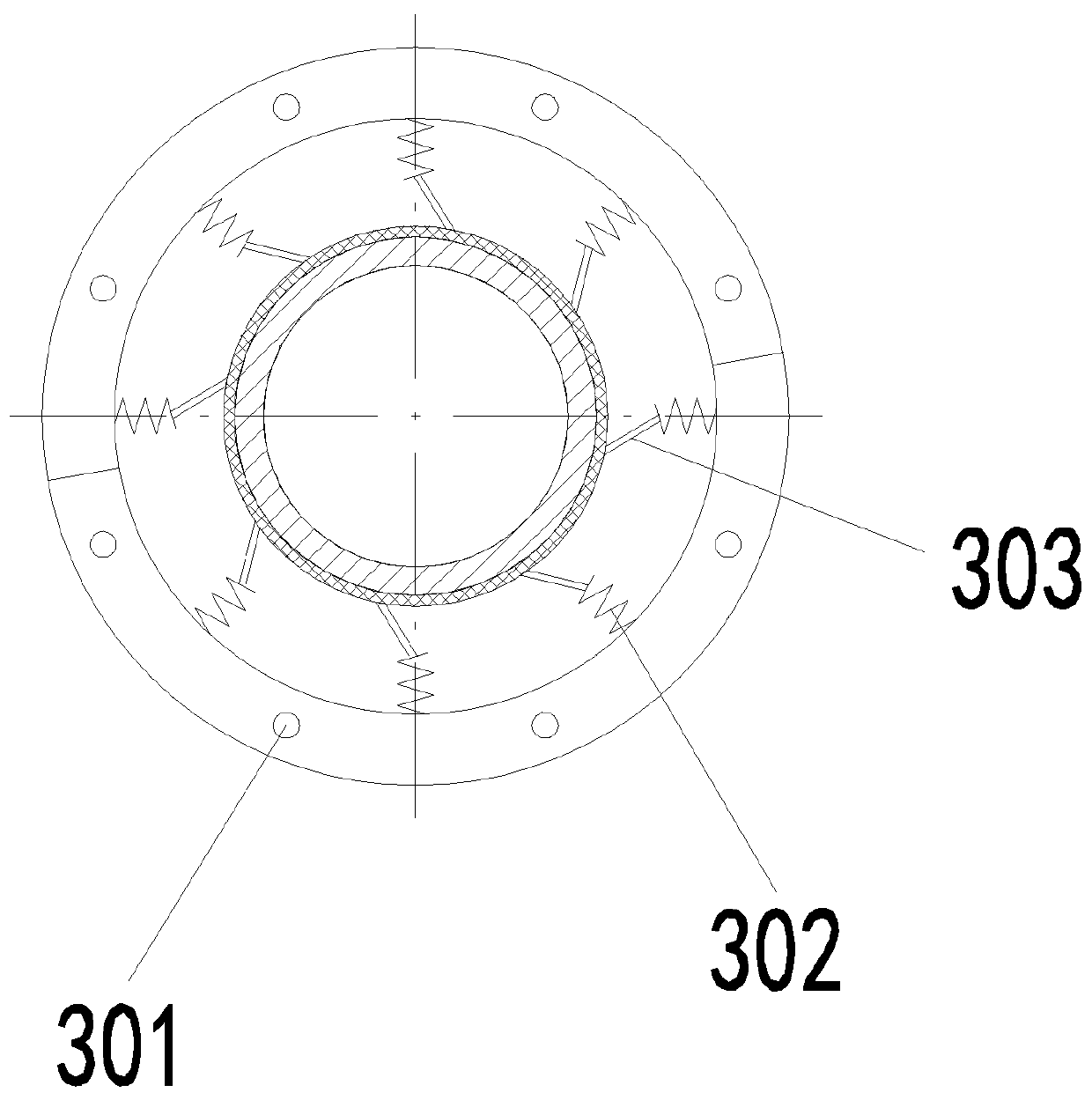 A defrosting device and defrosting method for cold storage pipes