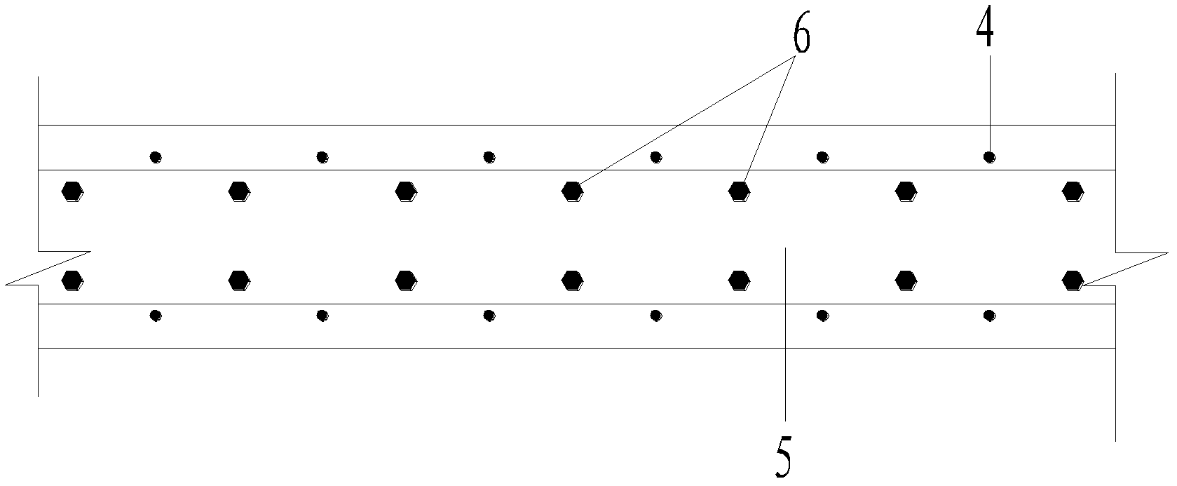 Replaceable connecting joint for wallboard components of precast concrete shear wall structures