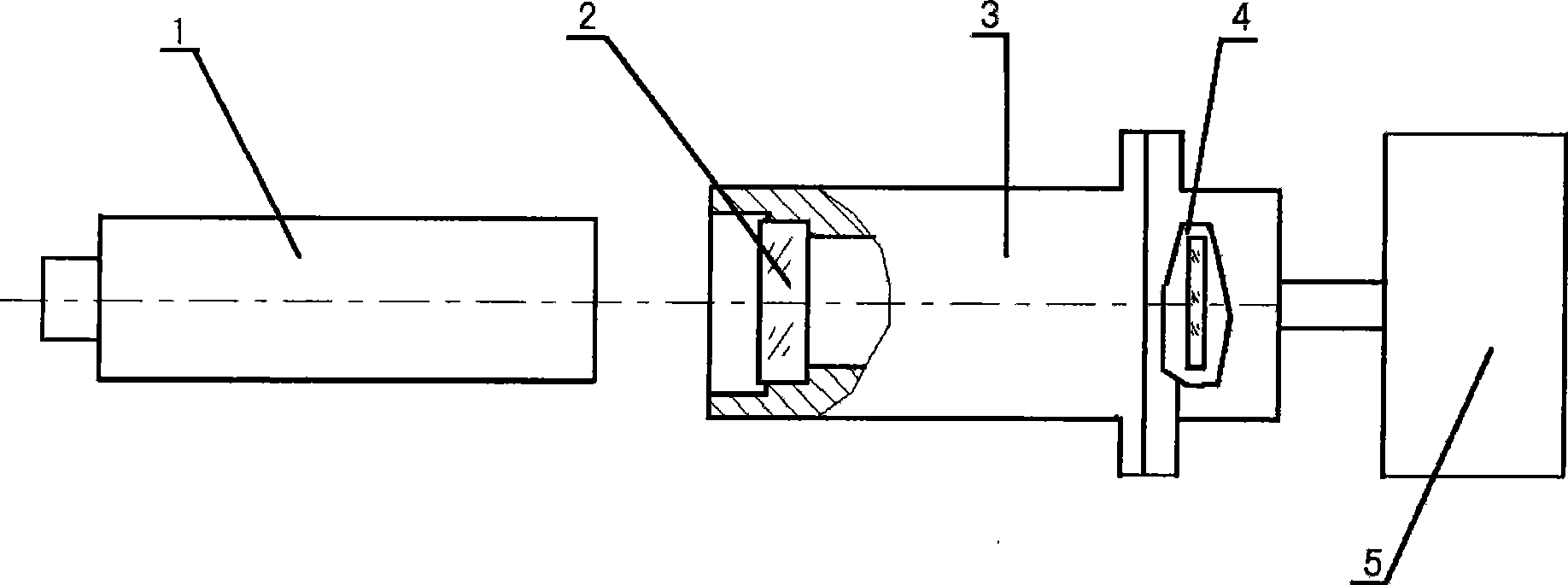 Real-time regulating system for centering optical axis of CCD stereo camera