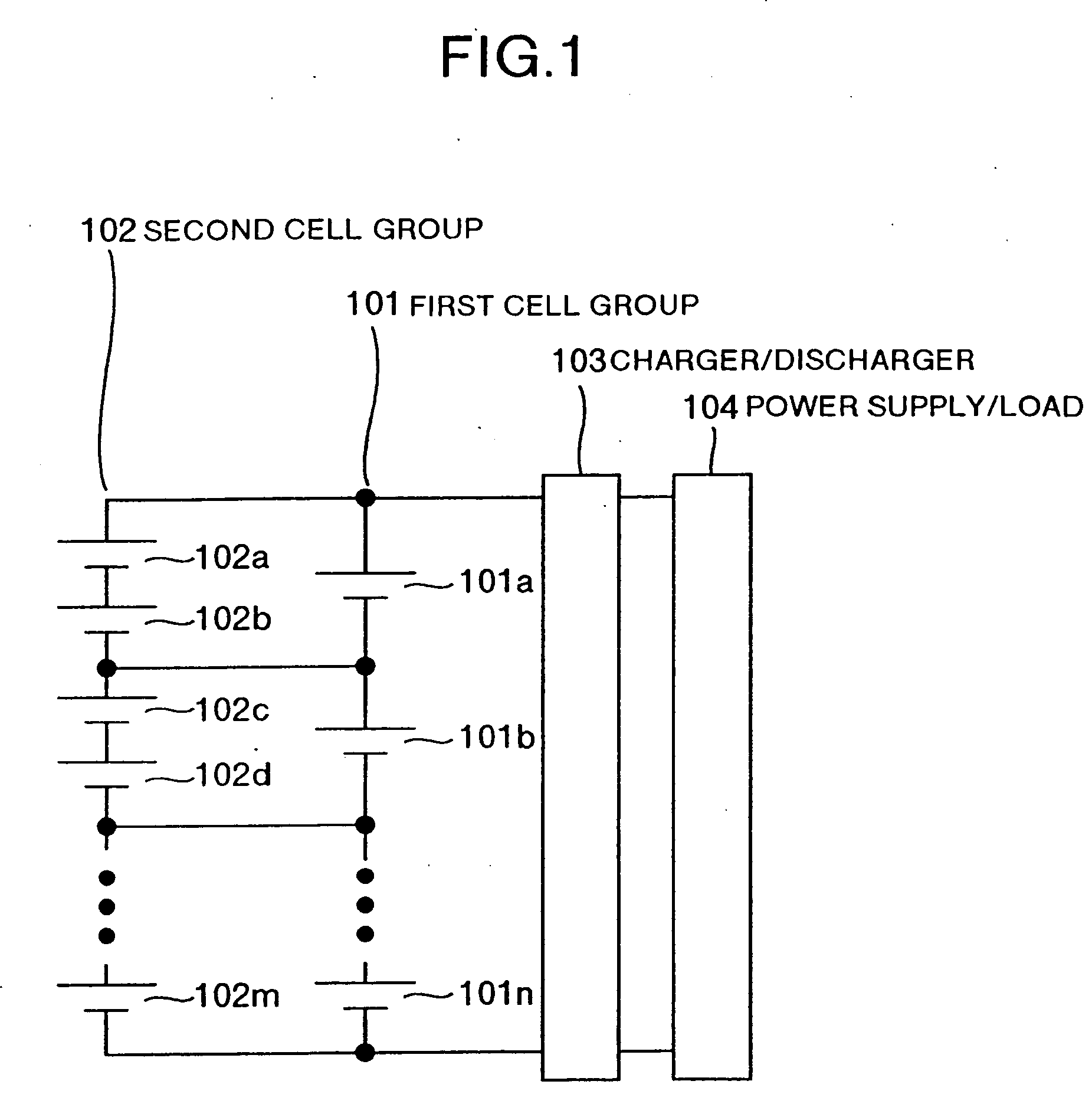 Power supply unit, distributed power supply system and electric vehicle loaded therewith