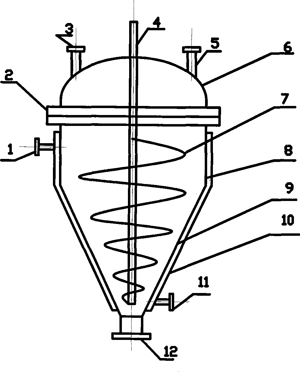 Organosilicon slag slurry treatment method and apparatus thereof