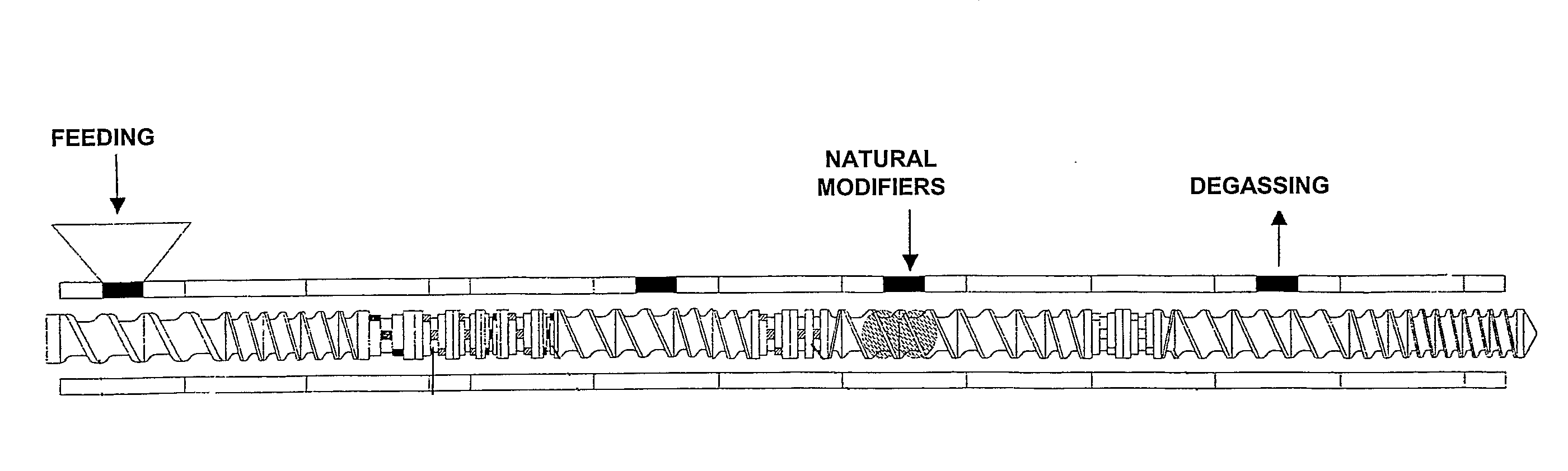 Environmentally degradable polymeric composition and process for obtaining an environmentally degradable polymeric composition