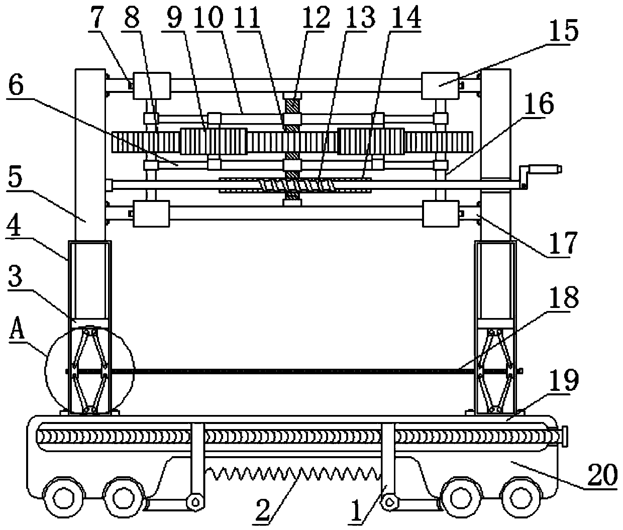 An operation hook device for hepatobiliary surgery