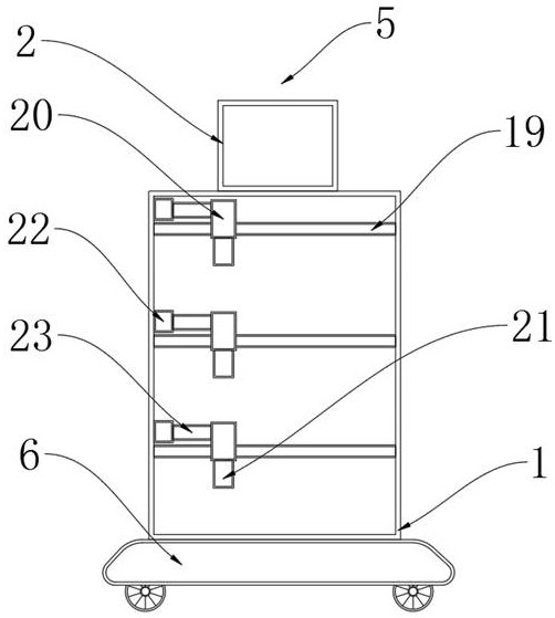 Sheet type heat dissipation power distribution cabinet