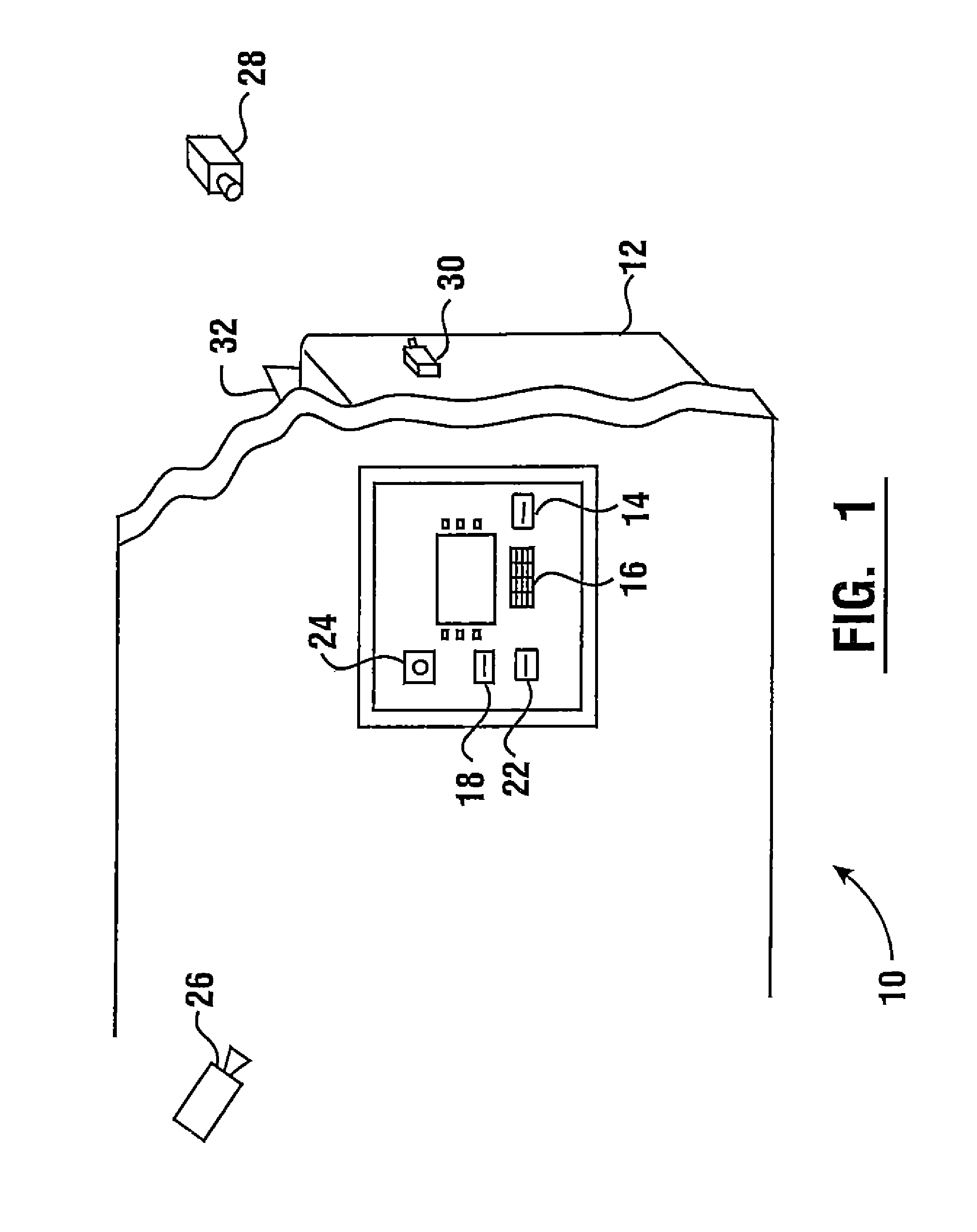 Automated banking machine and monitoring method