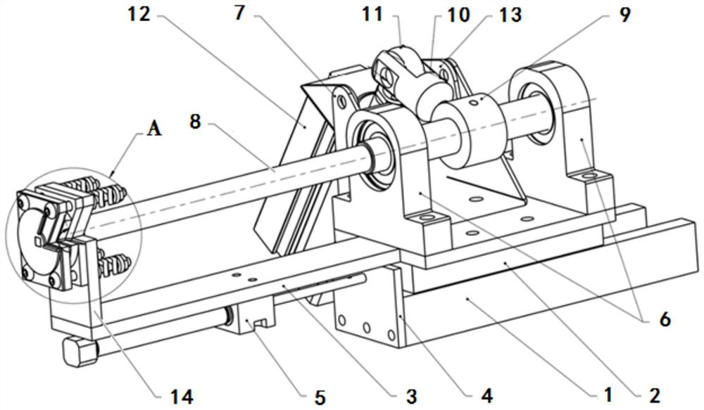 A wire rope cutting, clamping, straightening, tensioning combination device and its use method