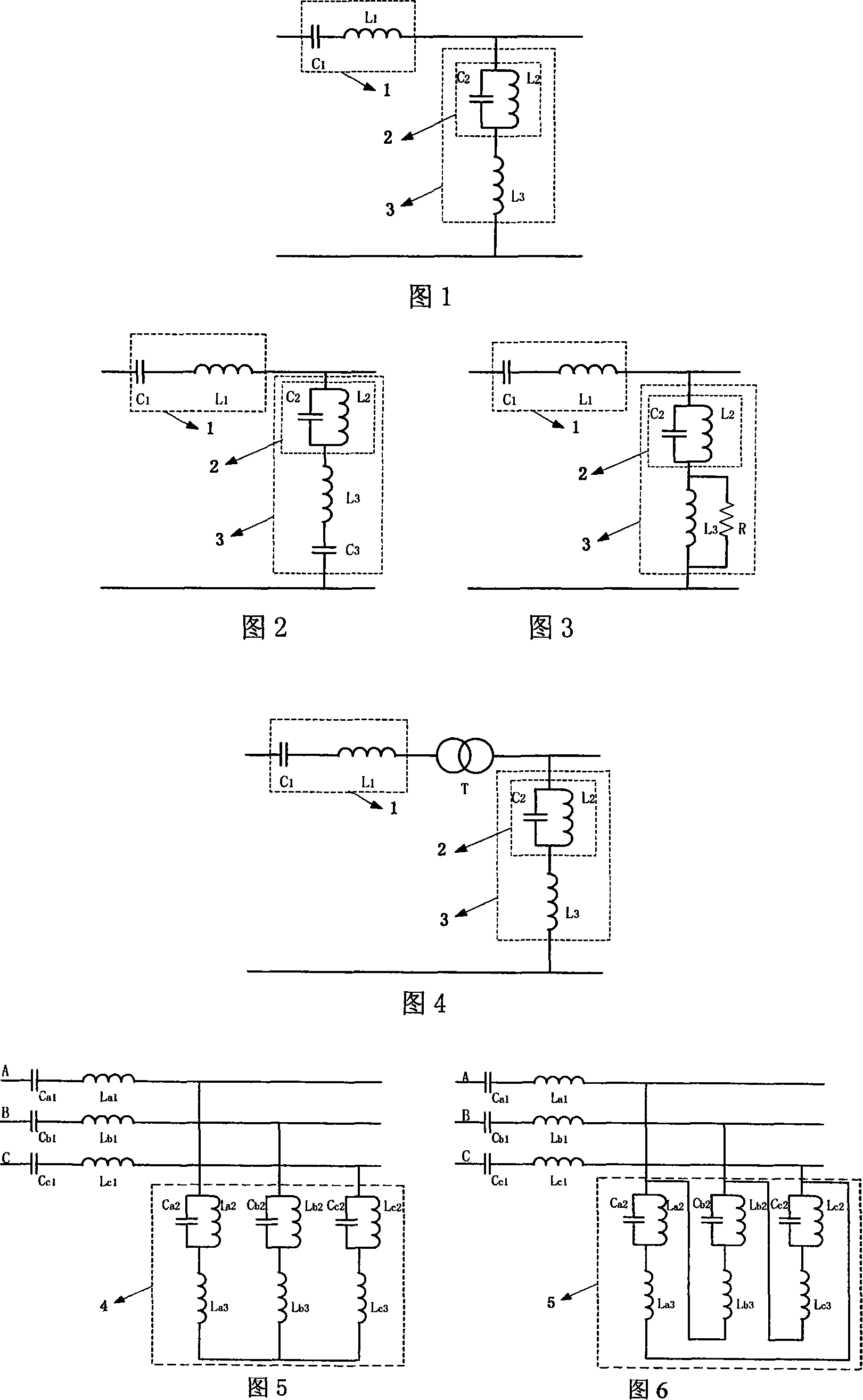 Series-parallel isolation passive power filter