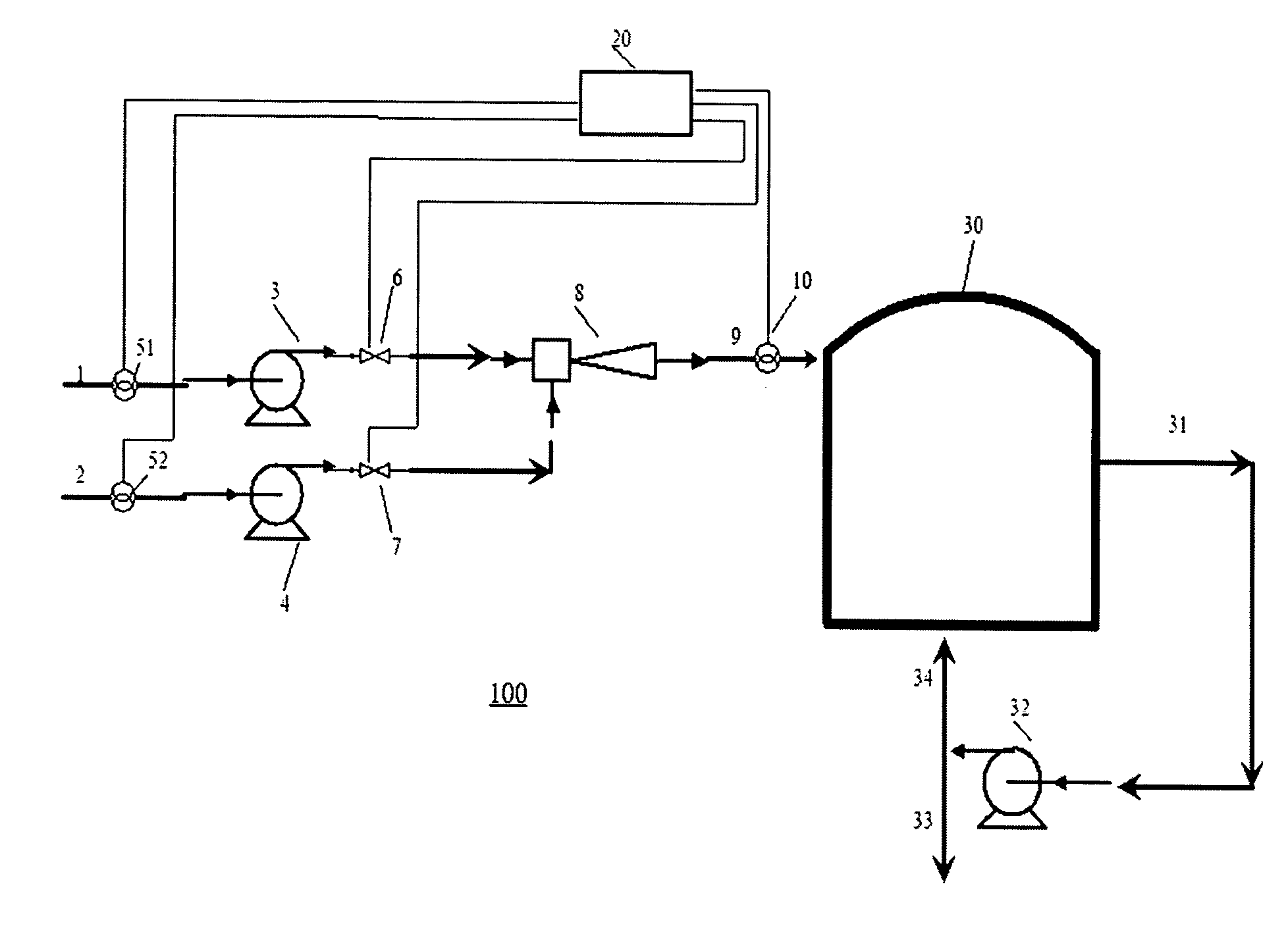 Process for blending refrigerants