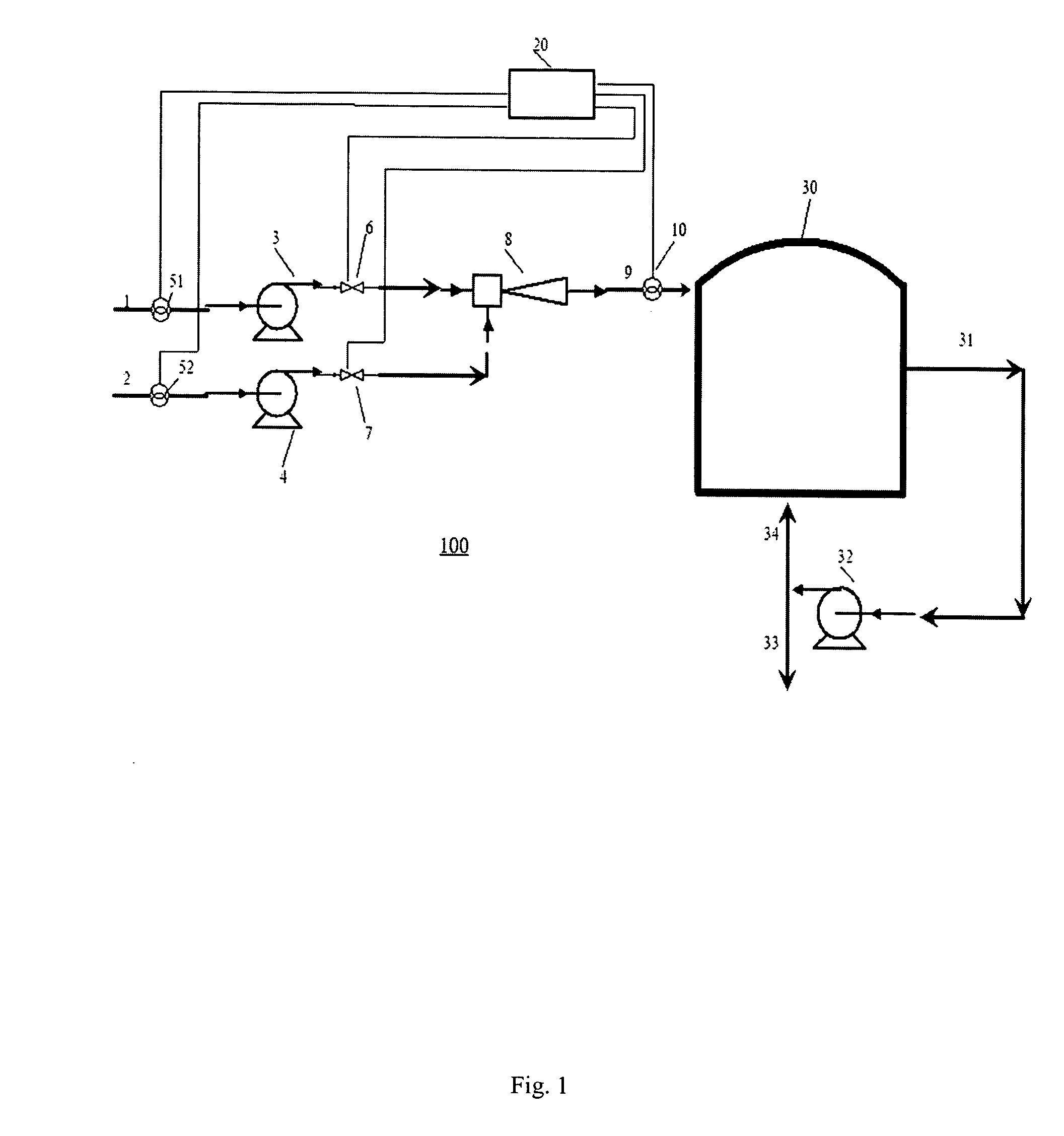 Process for blending refrigerants