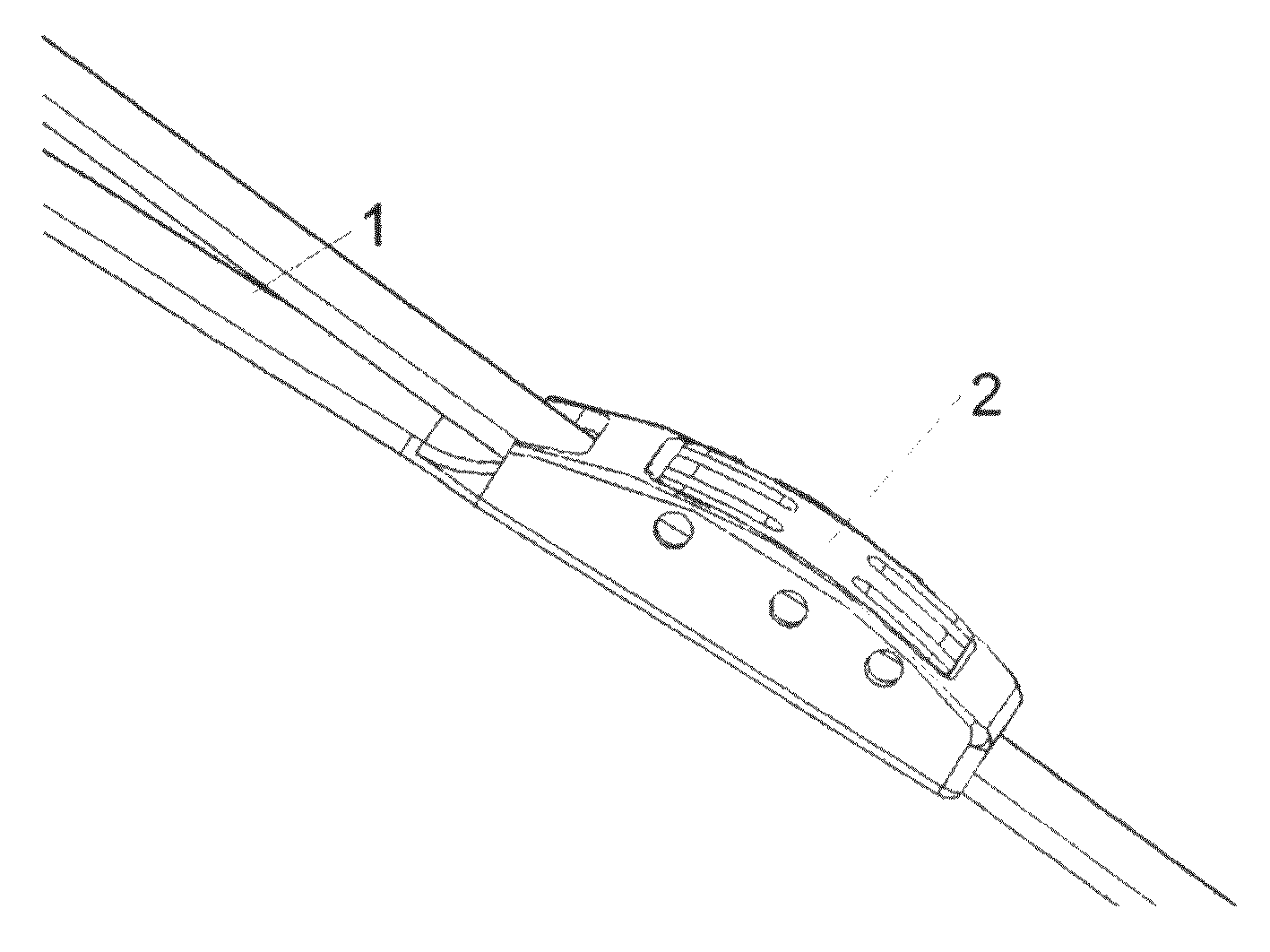 Bioabsorbable band system, a bioabsorbable band, a method for producing a bioabsorbable band, a needle system of a bioabsorbable band and a locking mechanism