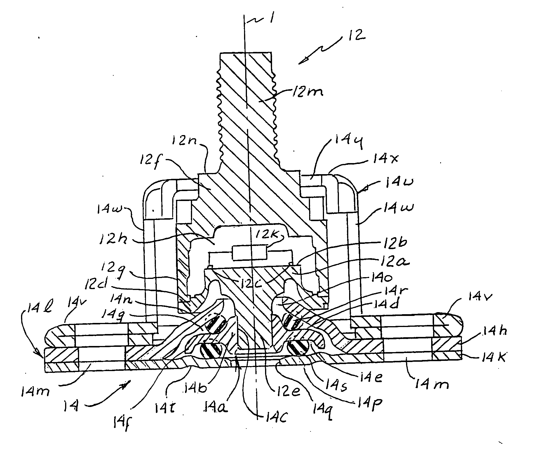 Sensor mounting apparatus for minimizing parasitic stresss