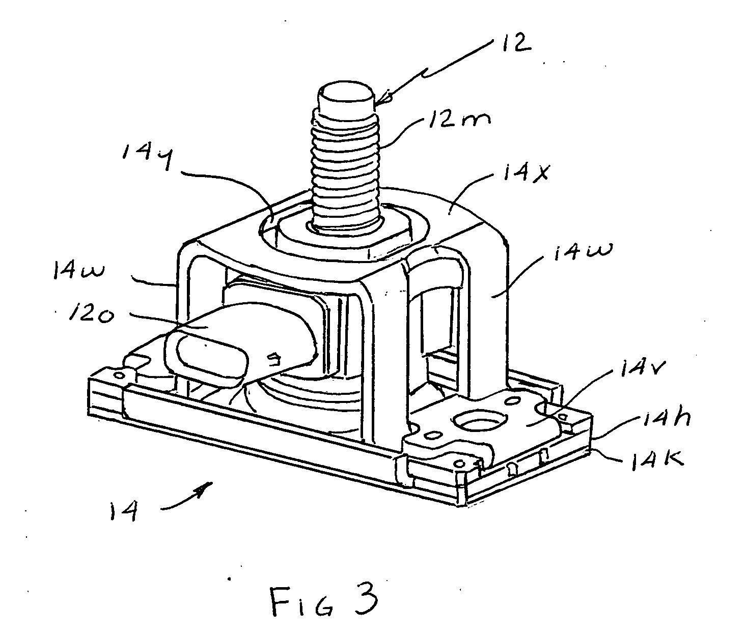 Sensor mounting apparatus for minimizing parasitic stresss