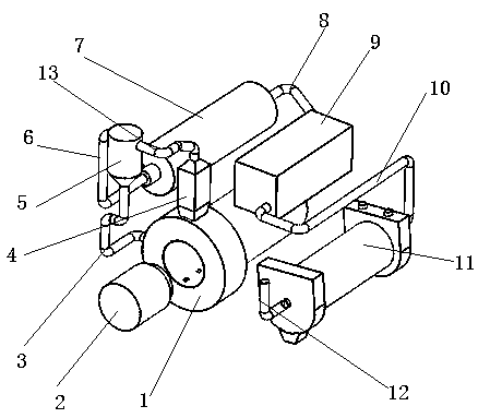 Phosphogypsum calcining system