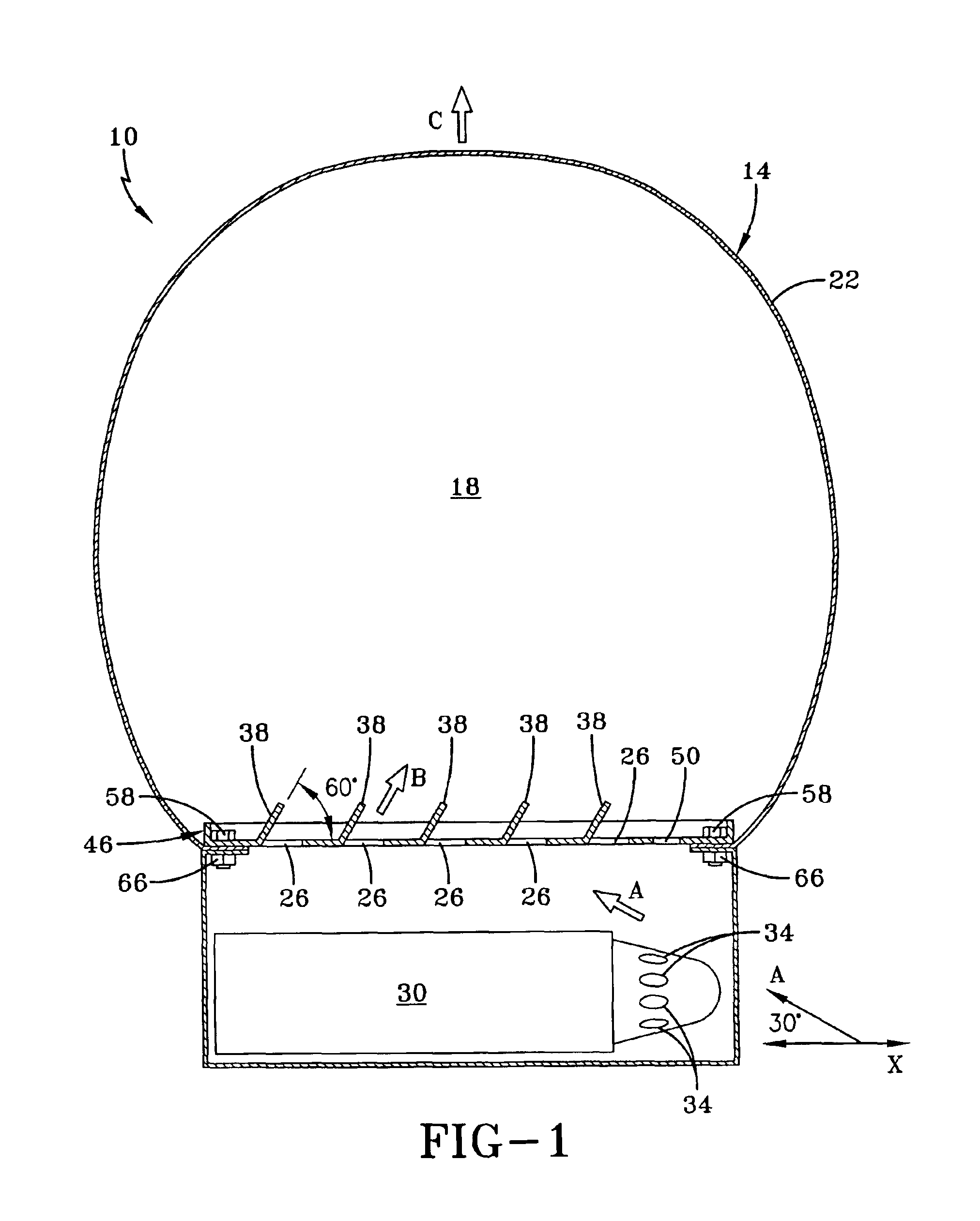 Air bag module diffuser