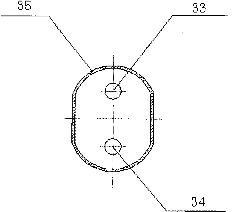 Electromagnetic direct-drive high-speed double-wire magnetic-field compound flux copper-gasket submerged arc welding device and method thereof