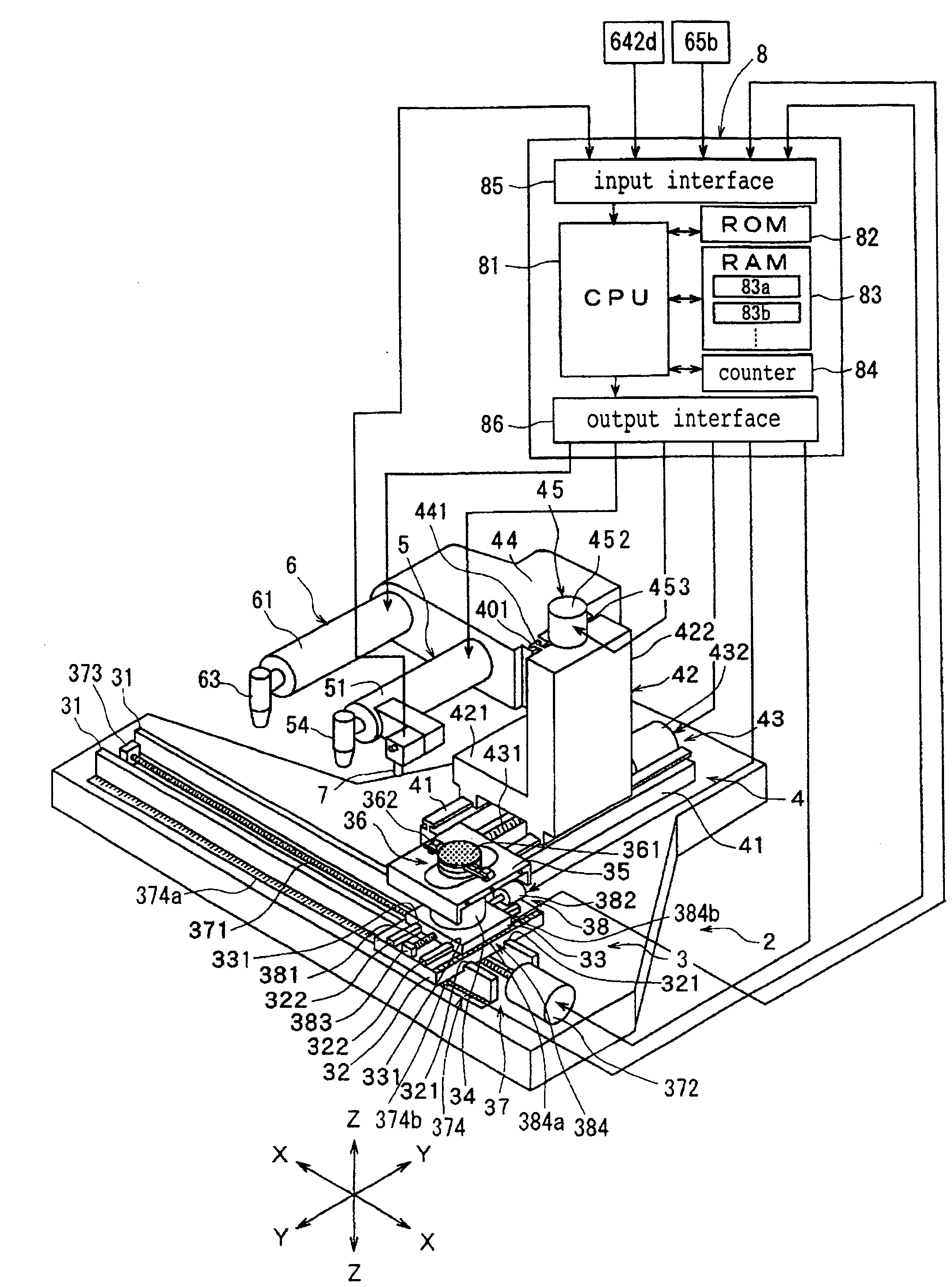 Measuring instrument and laser beam machine for wafer