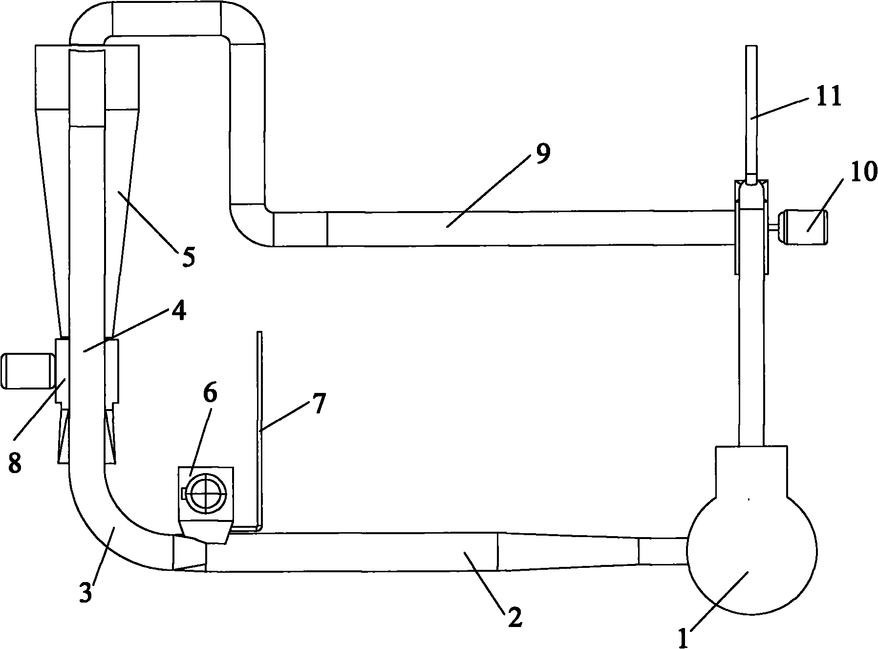 Pneumatic drying device