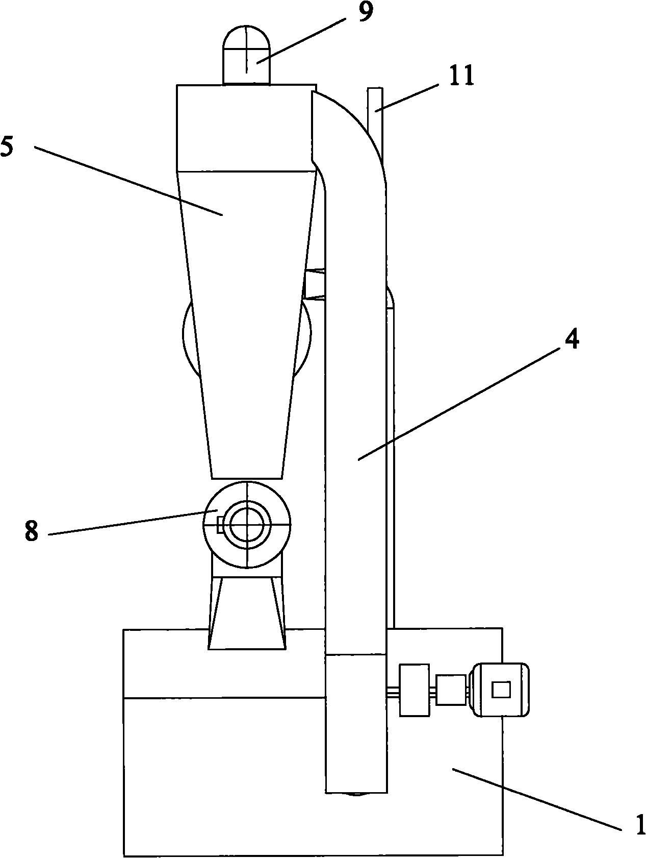 Pneumatic drying device