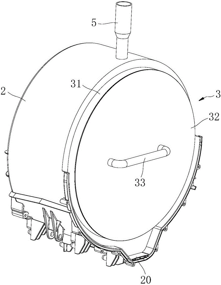 Roller washing machine