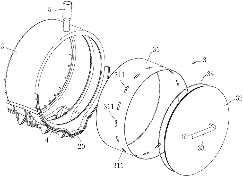 Roller washing machine