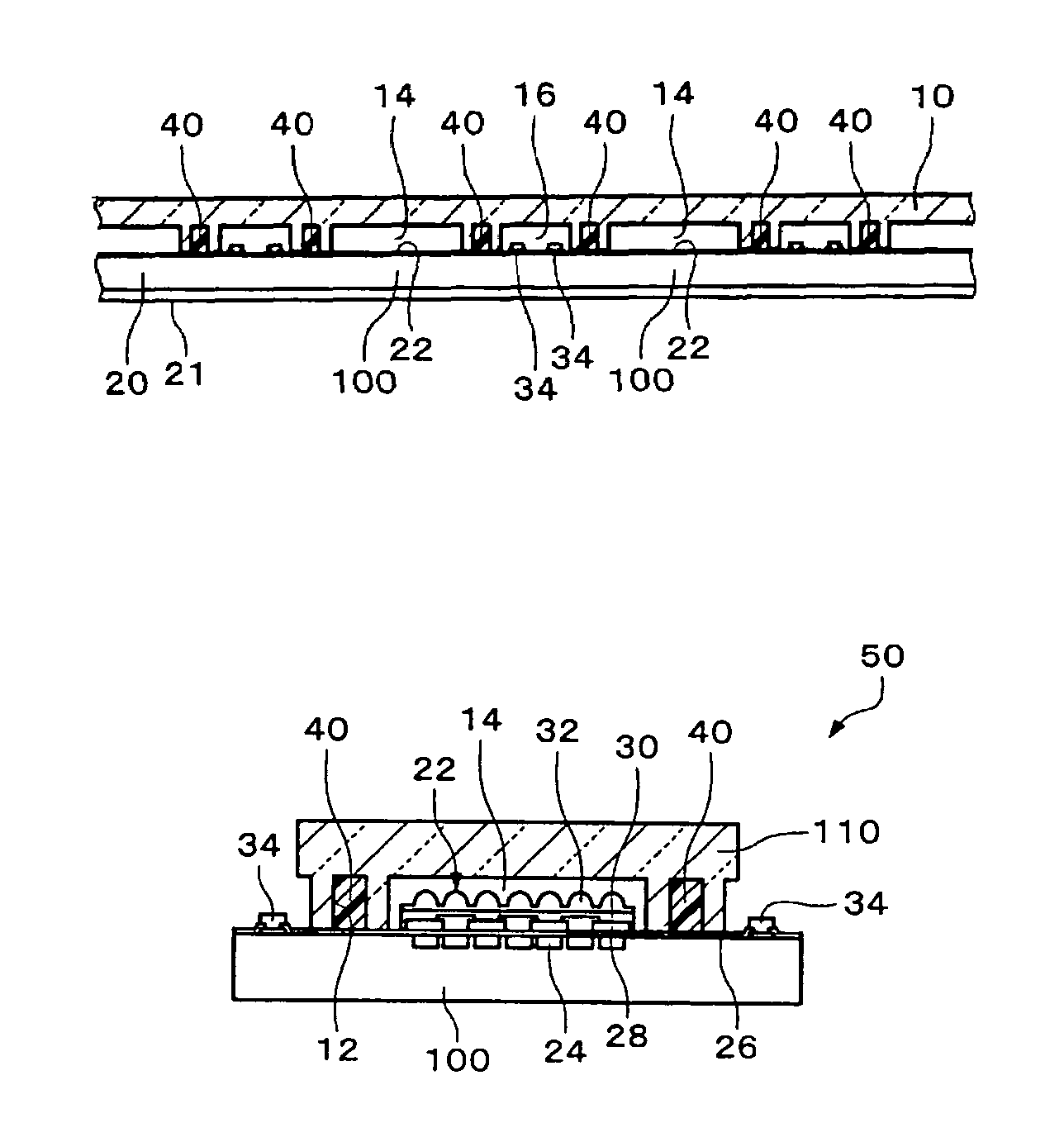 Semiconductor device, method of manufacturing the same, cover for semiconductor device, and electronic equipment