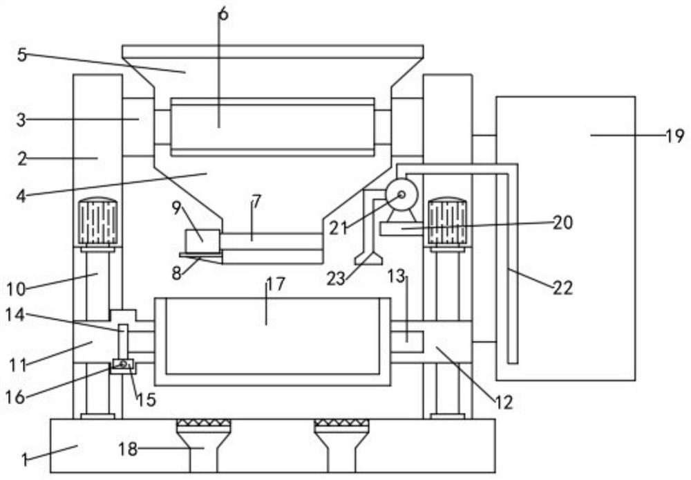 Feeding device for animal husbandry