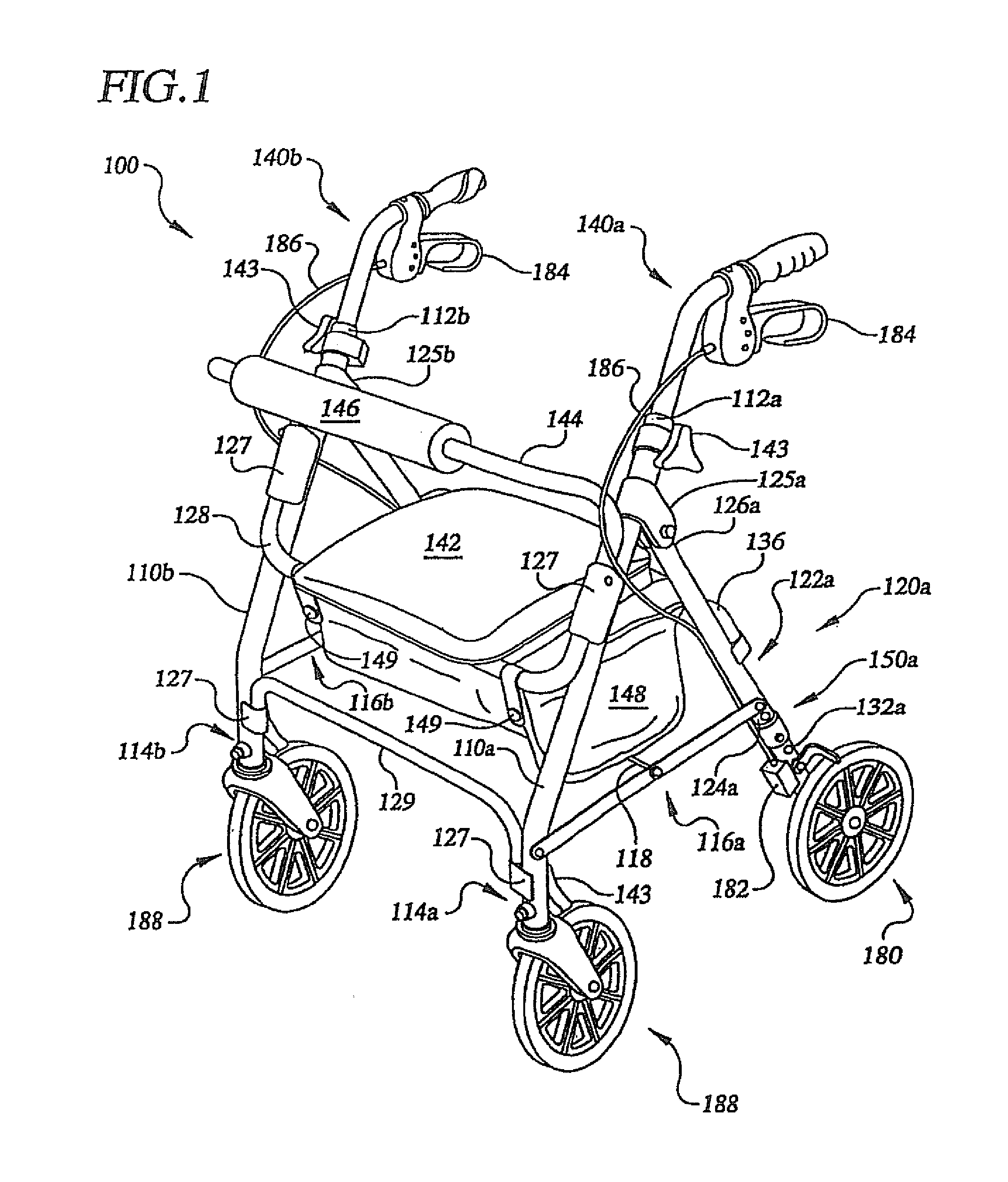 Mobile support assembly